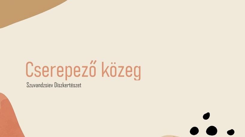 Cserepező közeg